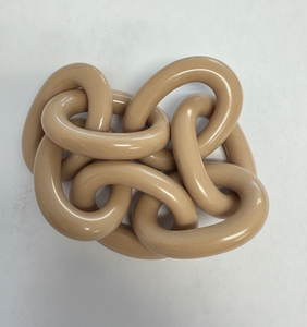 Anneaux de serviette en résine faits à la main, style chaîne |   Porte-serviettes modernes à design relié |   Disponible en plusieurs couleurs et finitions OEM ODM - Product Image 3