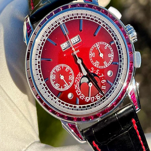 Montres de luxe d'occasion diamants rubis émeraudes saphirs Montres Tourbillon de luxe or originales - Product Image 5