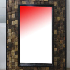 Espejo de Pared Moderno con Marco de Madera Rectangular Decorativo |   Hecho a Mano, Ecológico y Duradero |   Exportación al por Mayor - Product Image 1