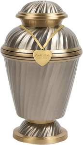 White Colour <b>Urn</b> Metal Aluminium Metal Pet <b>Urns</b> With export Quality <b>For</b> <b>Dog</b> Cats <b>Ashes</b> In Different Colors Direct From Factory - Product Image 6