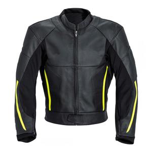 Veste de course de moto en textile Cordura tout temps sur mesure, grande taille avec col montant et position du logo avant - Product Image 4