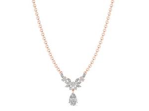 Colliers en moissanite taille poire de 7,87 carats, prix de gros REYES, en or blanc 14K 18K, cadeau de mariage, bijoux fins pour femmes - Product Image 4