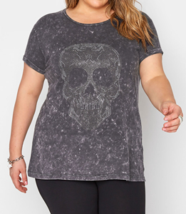 Camiseta con estampado de diamantes de imitación para mujer con logotipo personalizado de verano de alta calidad, ropa informal, camisetas transpirables - Product Image 1