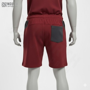 Pantalones Cortos Holgados de Algodón y Elastano para Hombre, de Alta Calidad, Más Vendidos, Ropa Deportiva Informal para Gimnasio, Diseño con Logotipo Personalizado, Patrón Sólido, Logotipo Frontal - Product Image 3