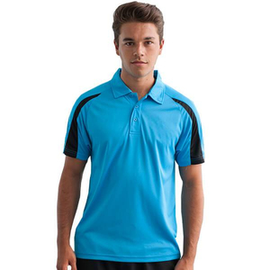 Ropa deportiva Polo de dos tonos para adultos Hombres Polo deportivo en blanco Camiseta Panel lateral Polo de manga corta Tops - Product Image 6