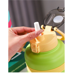 SilverJet 1.2L Double Wall Stainless Steel Vacuum <b>Flask</b> With Silicone Sleeve For Sports Outdoor Use Keep Warm Cold 24 Hours - Product Image 6