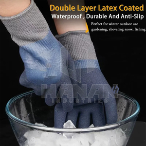 Gants de travail de construction de paume en caoutchouc anti-rides pour gants de protection en latex du Pakistan - Product Image 5