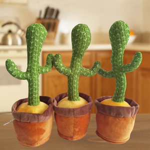 Venta caliente educación peluche electrónico charla repetir grabación cantar <span class=keywords><strong>cactus</strong></span> bailando con canciones - Product Image 3