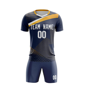 Uniforme de Fútbol Moderno, Sublimado, Personalizado, Camiseta y Pantalones Cortos, Anti-Pilling, Poliéster, Ropa Deportiva Profesional para Partidos - Product Image 5