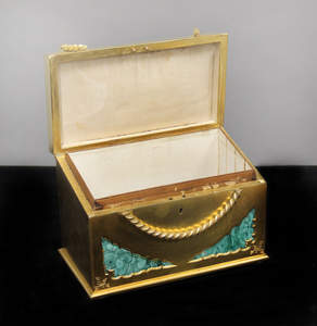 Malachite Three-Piece Self-Adhesive Eco-Friendly <b>Desk</b> Set Stylish Home Decor Made From Stone - Product Image 6