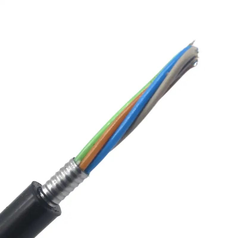 Çelik bant zırhlı Fiber optik kablo GYTS Fiber optik kablo Markdown satış Gyts açık ağ ekipmanları proskeç striptizci