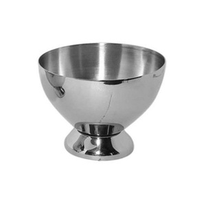 Atractivo diseñador ensalada o frutas cuenco para servir comida servidor plato brillante pulido niquelado utensilios de cocina cuenco para servir - Product Image 4