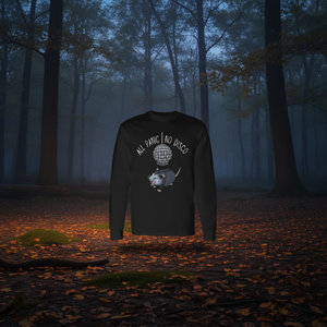 Camiseta de manga larga All Panic No Disco Possum, cuello redondo unisex, ropa promocional para adultos - Product Image 3