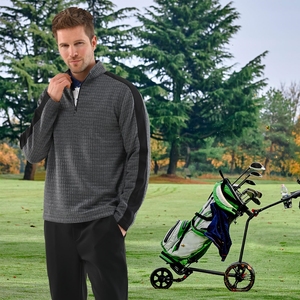 Nouveaux pulls à capuche personnalisés pour hommes Plaid Jacquard à manches longues cordon Hipster sweats à capuche décontractés avec poches - Product Image 5