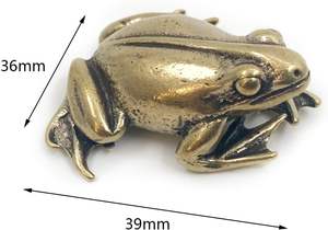 Estatuilla de cangrejo de latón, animales, adornos de latón, decoraciones para la mesa de té del hogar, adornos decorativos para la sala de estar - Product Image 3