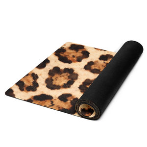 Tapete de Yoga Be Ike-Conic Wild Leopard con Microfibra Ecológica de 5mm-6mm de Grosor, Bolsa de Goma Natural Extra Gruesa - Product Image 2