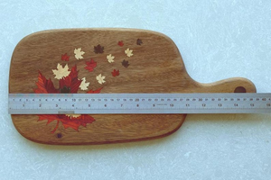 Tabla de Cortar de Madera Artística de Alta Calidad, Hecha a Mano, Duradera, Ecológica, Rectangular, para Cocina, Hoteles y Restaurantes - Product Image 4