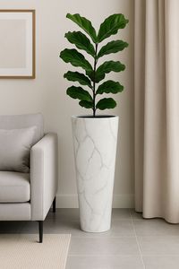 Fabricant OEM de jardinières classiques en marbre, idéales pour les intérieurs modernes et traditionnels, mettant en valeur la verdure avec un attrait sophistiqué - Product Image 5