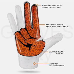 Gants de réception de football Grip Design personnalisé, gants d'extérieur pour enfants et adultes, fournisseur de gants de football américain, nouveauté 2025 - Product Image 4