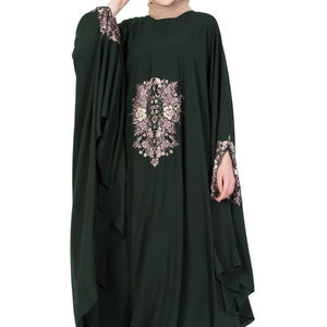 Wholesale Custom Basic Abaya for Women High Quality Summer 2025 Spring Casual Long Sleeve Muslim Clothing Anti-UV Breathable - Product Image 3