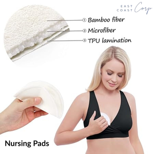 Coussinets d'allaitement multicolores réutilisables, essentiels pour l'allaitement, protège-mamelons lavables pour soutien-gorge, coussinets étanches pour nouveau-nés - Product Image 3