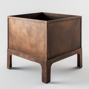 Brasero Metálico Moderno y Elegante para Relajarse en el Patio, Diseño Estilizado con Experiencia Acogedora de Combustión de Leña y Características Personalizables - Product Image 1