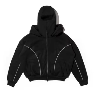 Survêtements personnalisés pour hommes, ensemble jogging 2 pièces, pantalon de jogging, sweat à capuche zippé intégral, vêtements, logo personnalisé, ensemble de survêtements, tenues pour hommes - Product Image 3