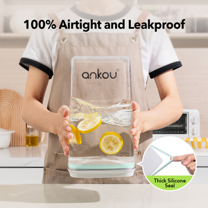 Conteneur de stockage alimentaire hermétique Ankou avec couvercle et cuillère de 130 ml, 4 L/4,2 qt, boîte de rangement pour cuisine, organiseur de garde-manger, <span class=keywords><strong>bocaux</strong></span> de rangement - Product Image 3