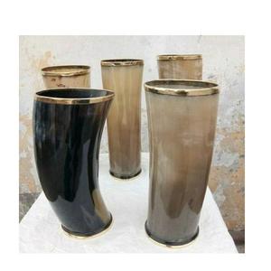 Gran cuerno de cristal de estilo medieval hecho a mano con nombre personalizado para decoración de granja al precio más barato de CRAFT ZONE EXPORT - Product Image 1