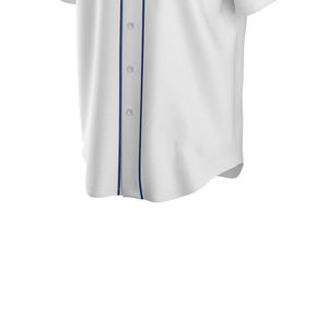Jersey de béisbol de suministro directo de fábrica en diferentes tamaños Jersey de béisbol de etiqueta privada personalizada en color sólido - Product Image 5