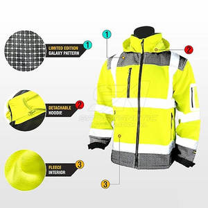 Vestes de sécurité réfléchissantes respirantes et confortables pour le travail industriel et en extérieur - Product Image 3