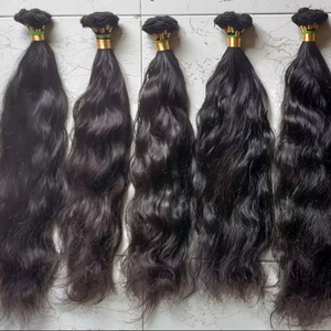 CABELLO HUMANO CRUDO TRAMA A GRANEL RIZADO NATURAL - Product Image 1