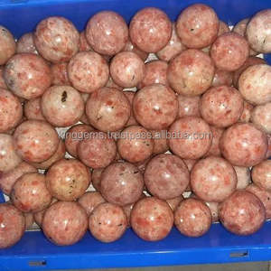 Kinggems Wholesale Natural High Quality Feng Shui Sunstone Gemstone <b>Spheres</b> Top Polished <b>Crystal</b> Ball for Love for Home Decor - Product Image 6
