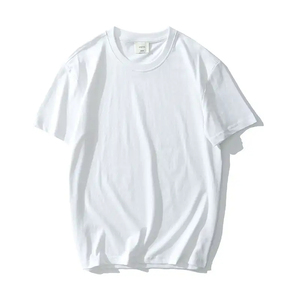 Camiseta de Hombre de Alta Calidad con Logotipo Personalizado, Venta al Por Mayor, Verano, Algodón, Estampado, Talla Grande, Tejido de Punto, Antiarrugas, Manga Corta - Product Image 3