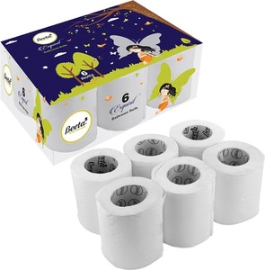 High Quality Disposable Bamboo Pulp Soft Toilet <b>Paper</b> <b>Rolls</b> Eco-Friendly Washable Antibacterial Flushable with Low Prices - Product Image 2