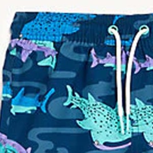 Comfort Elastic Waistband High Street Impermeable Beach Board Swim Shorts Hombres Niños Oversized Solid Transpirable Fitness - Product Image 6