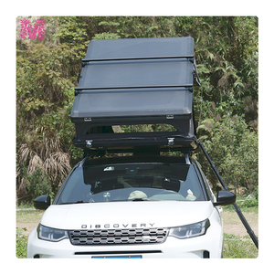 Tente de toit de camping extérieure personnalisée en alliage d'aluminium pour SUV et fourgonnette, étanche, à montage automatique, idéale pour la pêche et la randonnée estivales - Product Image 1