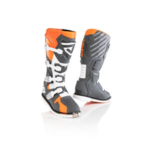 Stivali Alti Acerbis X-RACE Invernali ed Estivi con Fodera in Vera Pelle, Suola in Gomma e PU, Chiusura con Bottoni e Zip - Product Image 1