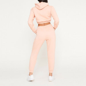 Conjunto de Sudaderas Cortas Personalizadas con su Propio Diseño para Mujer, Talla Grande, Conjunto de Sudaderas Cortas para Mujer Más Vendido - Product Image 5