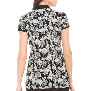 Camiseta Polo Estampada para Mujer, Estilo Urbano, Rica en Algodón, Tendencia Diaria - Product Image 3