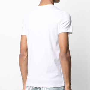 Camisetas de algodón orgánico 100% sostenibles para hombre, camisetas transpirables en relieve de peso pesado, serigrafía Digital sólida, estilos mixtos, stock a granel - Product Image 2