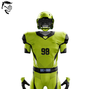 Uniformes de fútbol americano impresos personalizados de calidad superior conjuntos de equipo de manga corta con nuevo diseño de logotipo para uso deportivo - Product Image 3