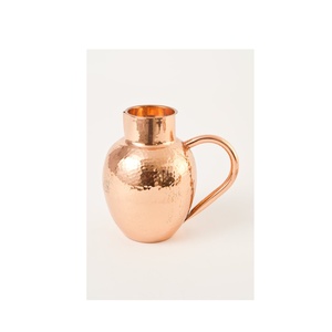 Drinkware Copper Hammered Copper <b>Water</b> Jug for Health Benefits From India Handicraft with Selling Product - Product Image 5