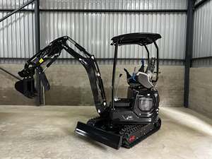 Miniexcavadora Negra Usada 2026 de 1.8 Toneladas, Microexcavadora Compacta Hidráulica para Construcción Agrícola - Product Image 1