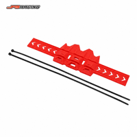 Protection thermique universelle pour tuyau d'échappement de moto avec attaches zippées pour moto tout-terrain, motocross, enduro