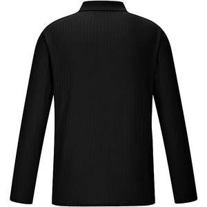 100% Cotton Top Casual Men's Plus Size Cheap Custom Long Sleeves Hip Hop Oversized New Fashion <b>Design</b> Polo Neck T-Shirt - Product Image 2