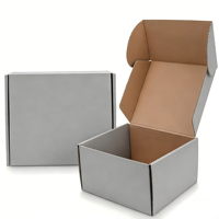 Échantillon gratuit Boîtes d'expédition en carton ondulé noir personnalisées Emballage en kraft Boîte en carton d'avion Boîte pliante pour chaussures et vêtements
