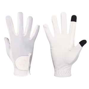 Gants d'équitation professionnels pour une utilisation équestre avec tissu souple et souple et paume à forte adhérence pour une manipulation sûre - Product Image 5