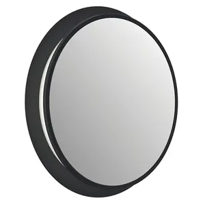 ENE Hot! Stylish Bathroom Mirror - Wall Mounted Anti-Fog Smart Round Mirror with Temperature Sensor and LED Illumination