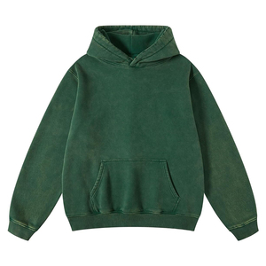 Último diseño Casual hombres ácido lavado sudaderas con capucha personalizado de gran tamaño de impresión de buena calidad precio al por mayor para adultos para la venta - Product Image 1